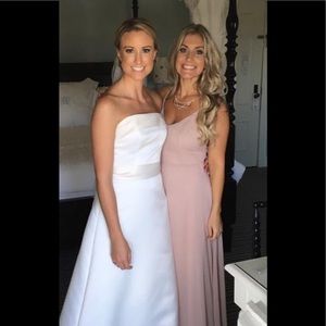 Lulus Blush Bridesmaid Dress (XS+alterations)